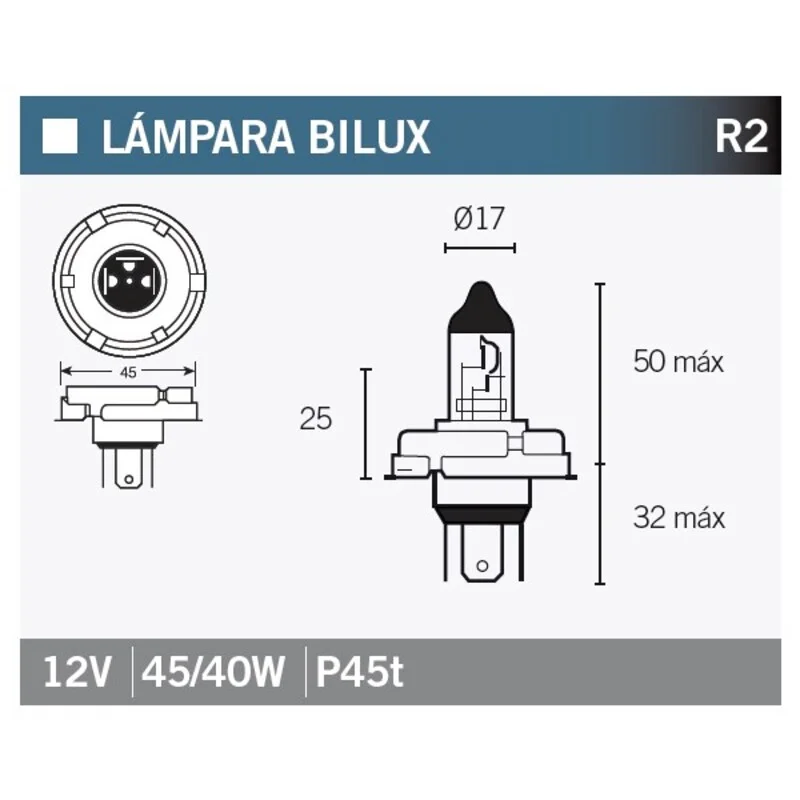 Lámpara OSRAM 64183 R2