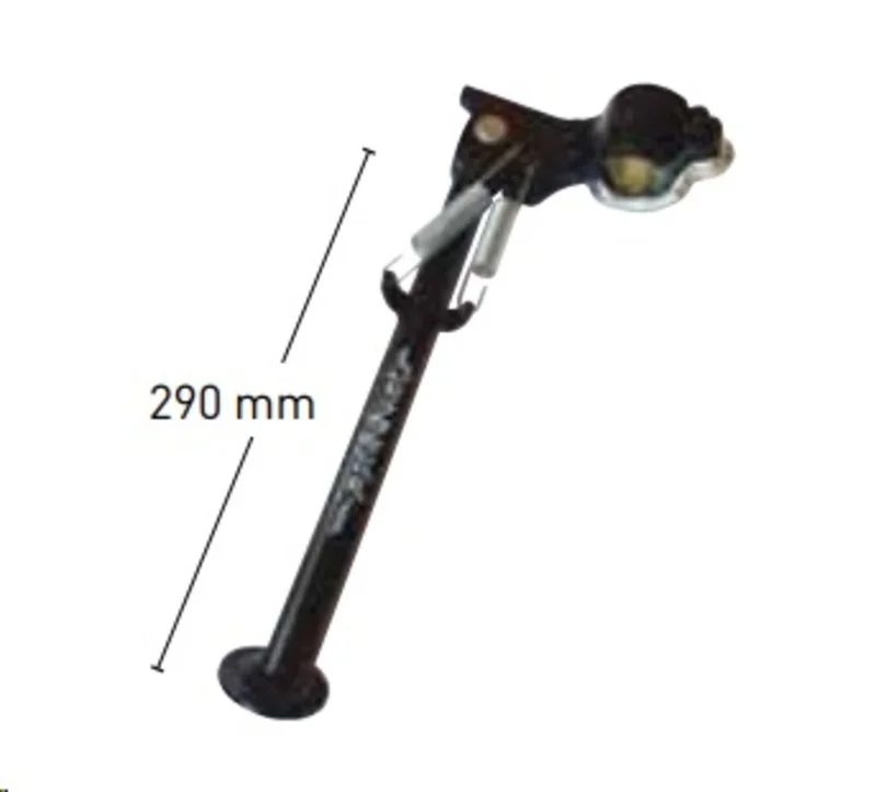 Caballete lateral universal para tubo ø26-ø32 – largo 290mm BUZZETTI