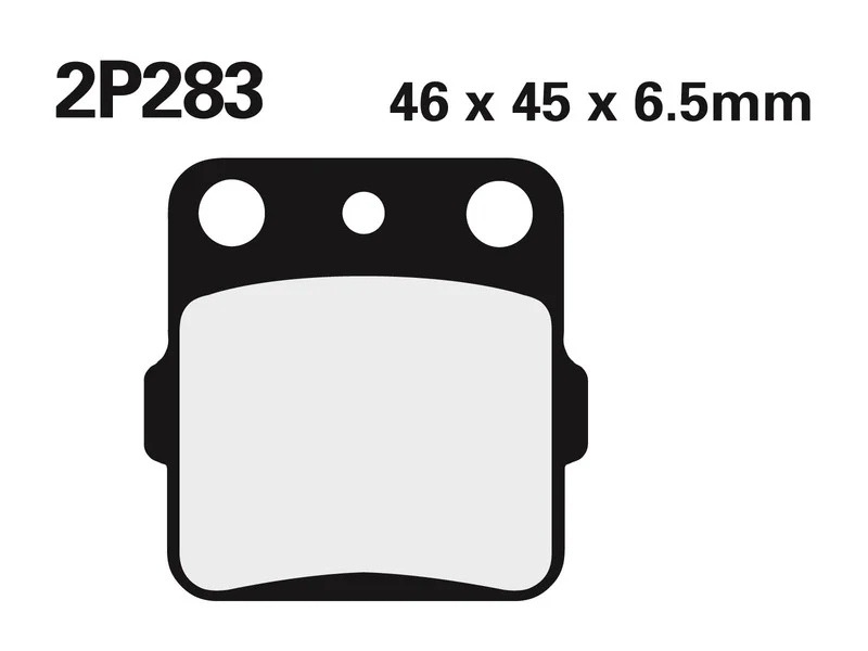 Juego pastillas de freno NISSIN 2P283ST Tra. YZ85 02-15