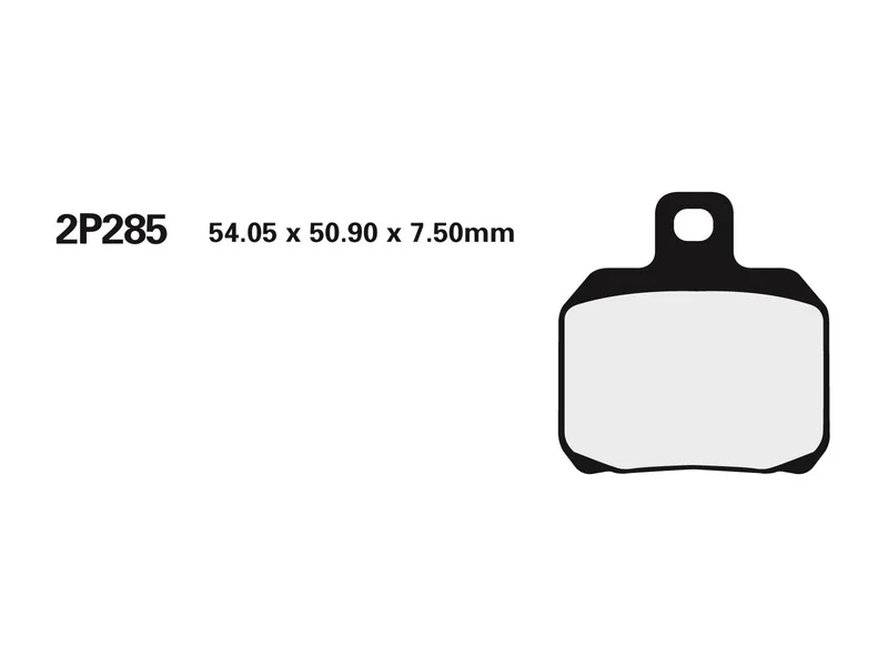 Juego pastillas de freno NISSIN 2P285ST Tra. RC8 1190, R
