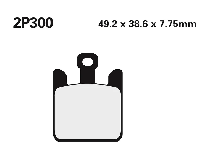 Juego pastillas de freno NISSIN 2P300ST Del. ZX10-R 04-07