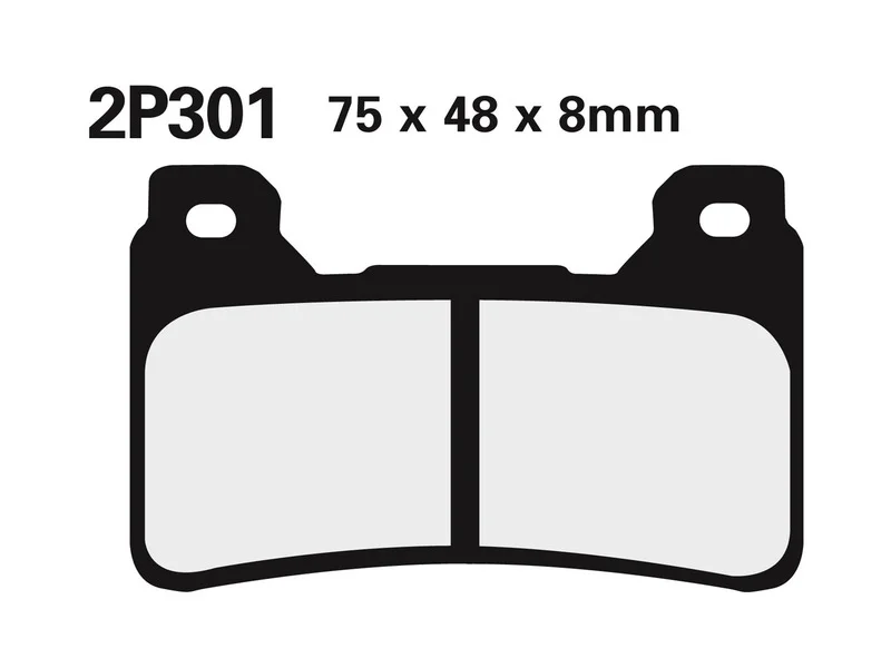 Juego pastillas de freno NISSIN 2P301ST Del. CBR600RR 05-06