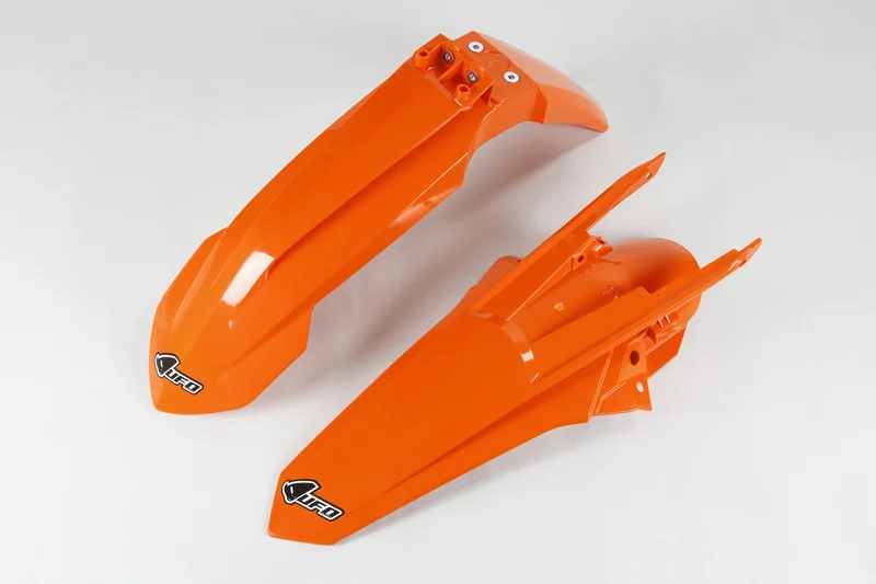 Kit guardabarros delantero & Trasero UFO OEM Color naranja KTM