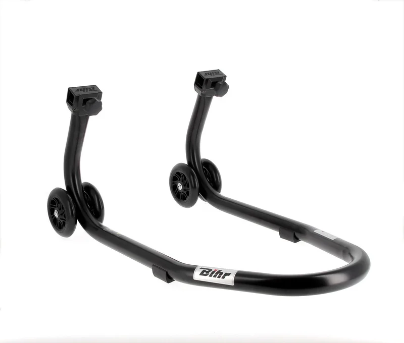 Caballete delantero BIHR Home Track color negro mate y ruedas negras
