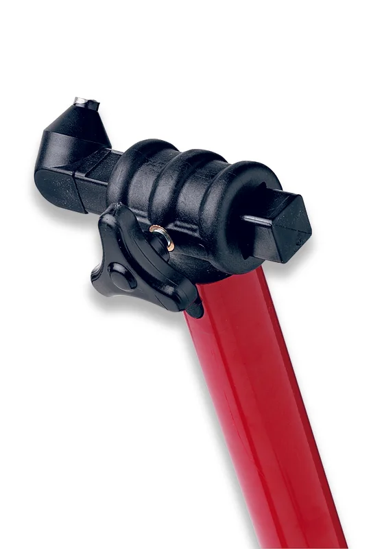 Caballete delantero universal BIKE LIFT rojo con soportes cónicos