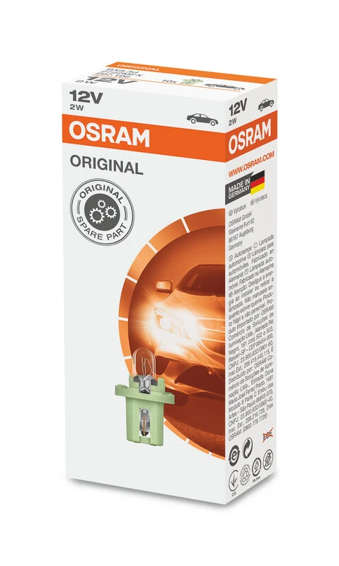 Lámpara OSRAM 2722 - W2W 12V 2W - 10 uds