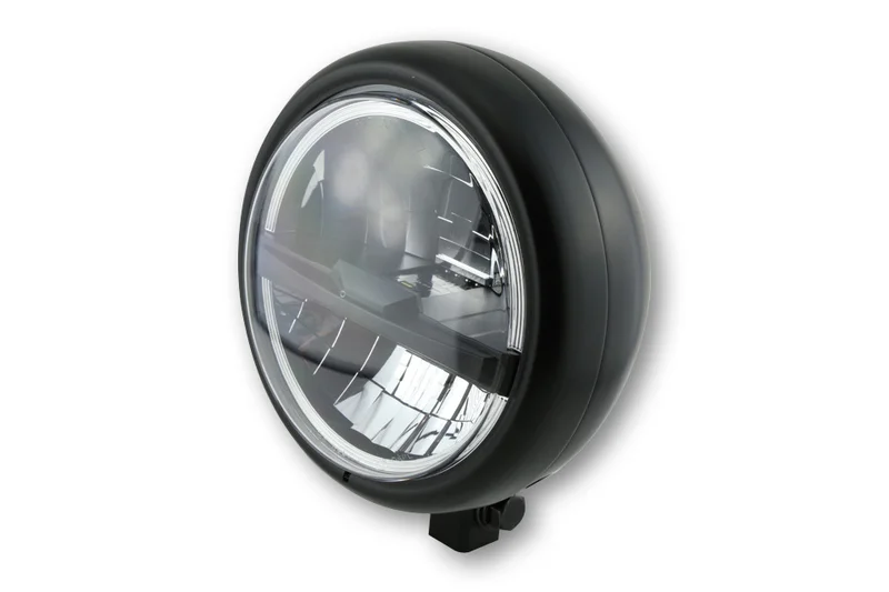 Faro delantero LED HIGHSIDER pro Pecos Type 5 - 5 3/4 inch - negro