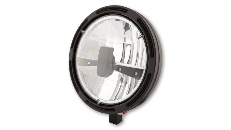 Faro delantero LED HIGHSIDER pro Frame-R1 Type 3 - 7 inch - negro