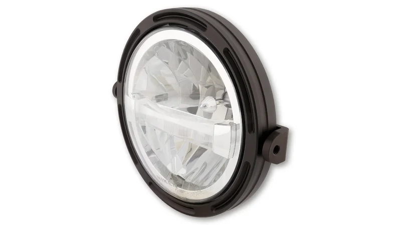 Faro delantero LED HIGHSIDER pro Frame-R1 Type 4 - 7 inch - negro