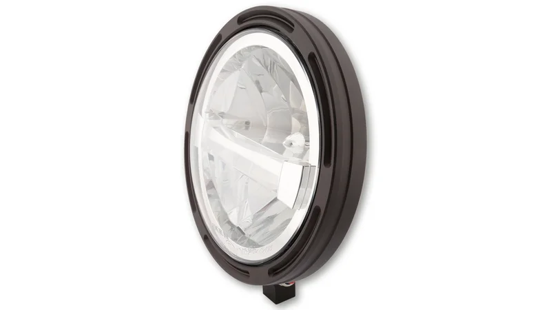 Faro delantero LED HIGHSIDER pro Frame-R1 Type 4 - 7 inch - negro