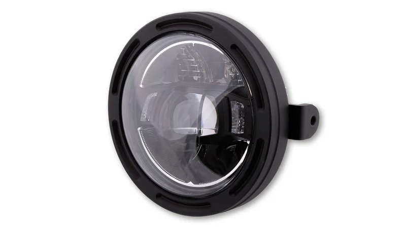 Faro delantero LED HIGHSIDER pro Frame-R2 Type 10 - 5 3/4 inch - negro