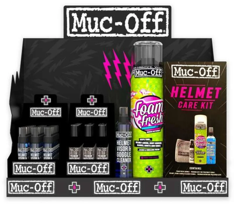 Expositor mural metálico MUC-OFF Rider Care