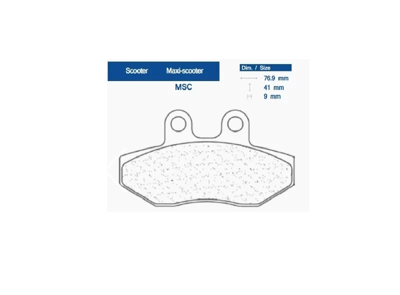 Juego de pastillas sinterizadas CL BRAKES (3077MSC)