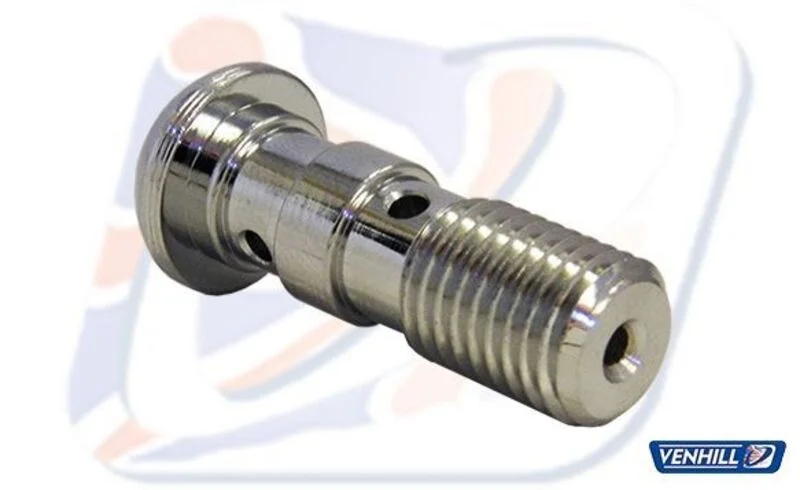 Tornillo doble alomado M10x1.25 Venhill cromado