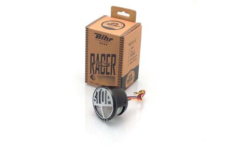 Piloto trasero LED homologado BIHR Dum-Dum negro