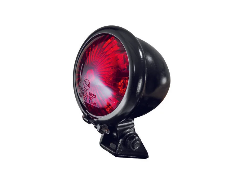 Piloto trasero LED homologado rojo BIHR EGG negro