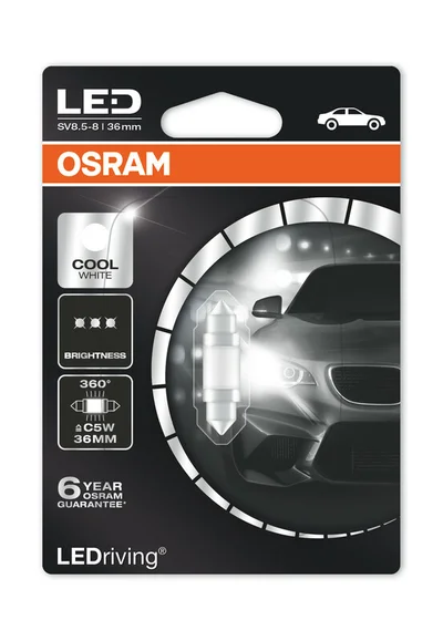 Lámpara OSRAM LED Retofit 12V cool Festoon 6000K