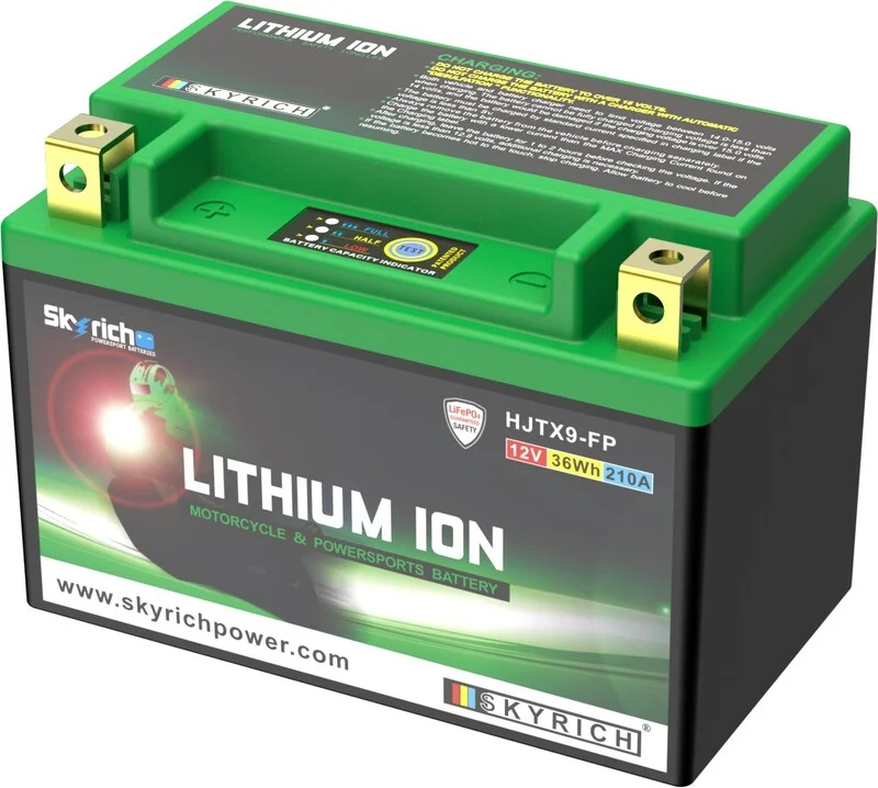 Batería de litio Skyrich LTX9-BS(Con indicador de carga)