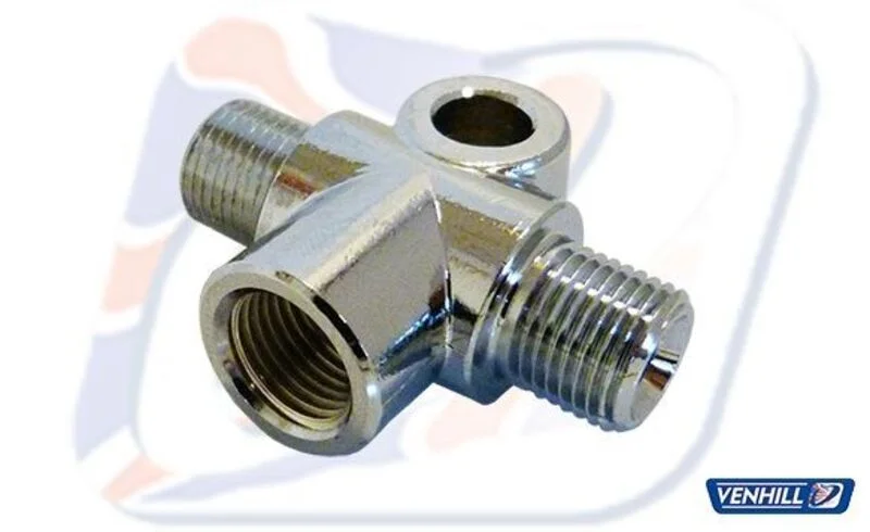 Conector T hembra M10x1 convexo Venhill