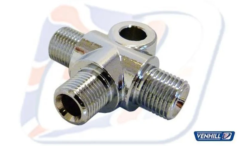 Conector T macho Venhill sujeción M6
