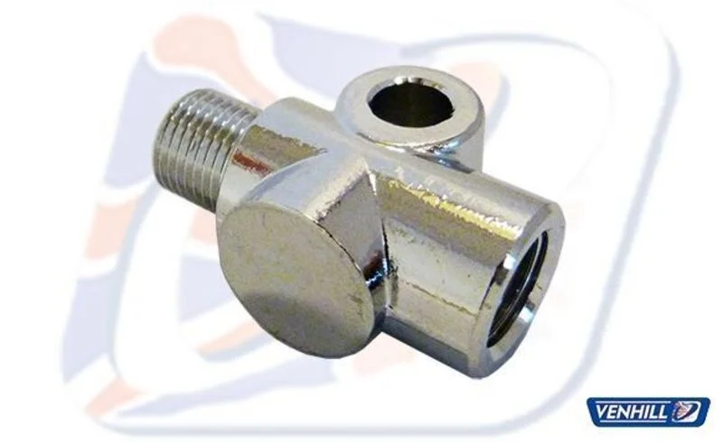 Conector recto M10x1 Venhill sujeción