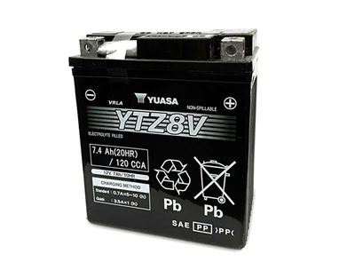 Yuasa battery YTZ8V Wet charged (cargada y activada)