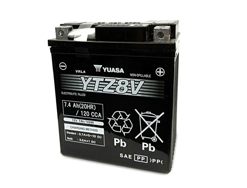 Yuasa battery YTZ8V Wet charged (cargada y activada)