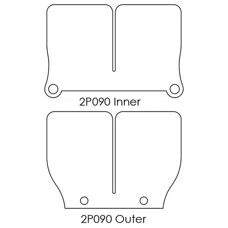 Láminas  de carbono para caja de láminas V-Force 2