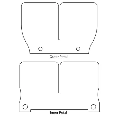 Láminas  de carbono para caja de láminas V-Force 2 · Ref. 2P110-1