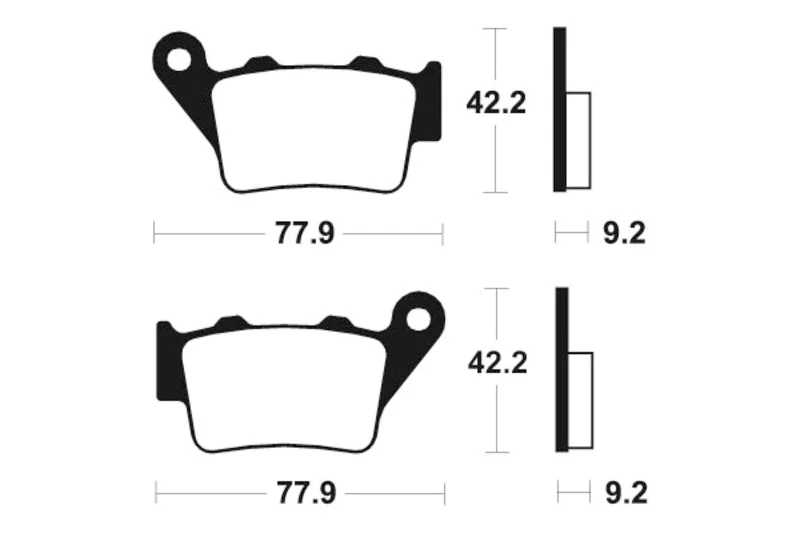 Pastillas de freno Tecnium MO175 Sinterizadas