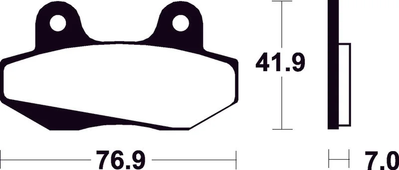 Pastillas de freno Tecnium Scooter orgánicas ME51
