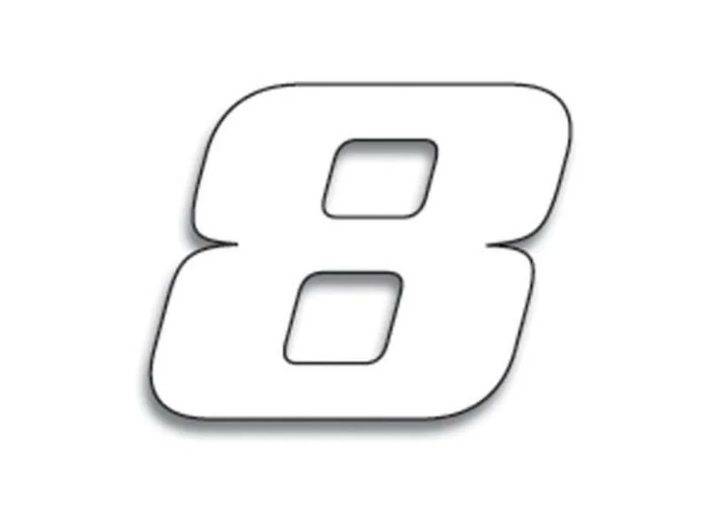 Numeros de carrera blanco - Pack de 3 uds BLACKBIRD PVC 5049/10/8