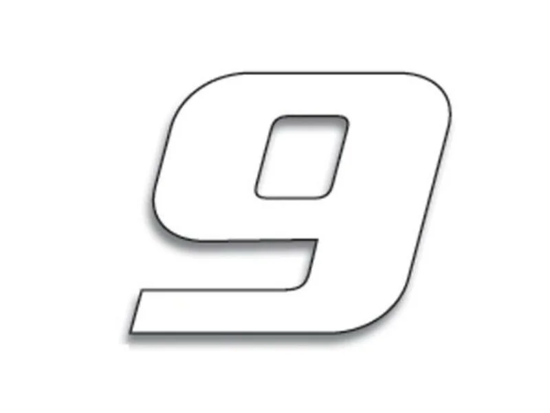 Numeros de carrera blanco - Pack de 3 uds BLACKBIRD PVC 5049/10/9
