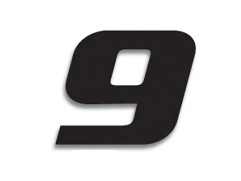 Numeros de carrera negro - Pack de 3 Uds BLACKBIRD PVC 5049/20/9