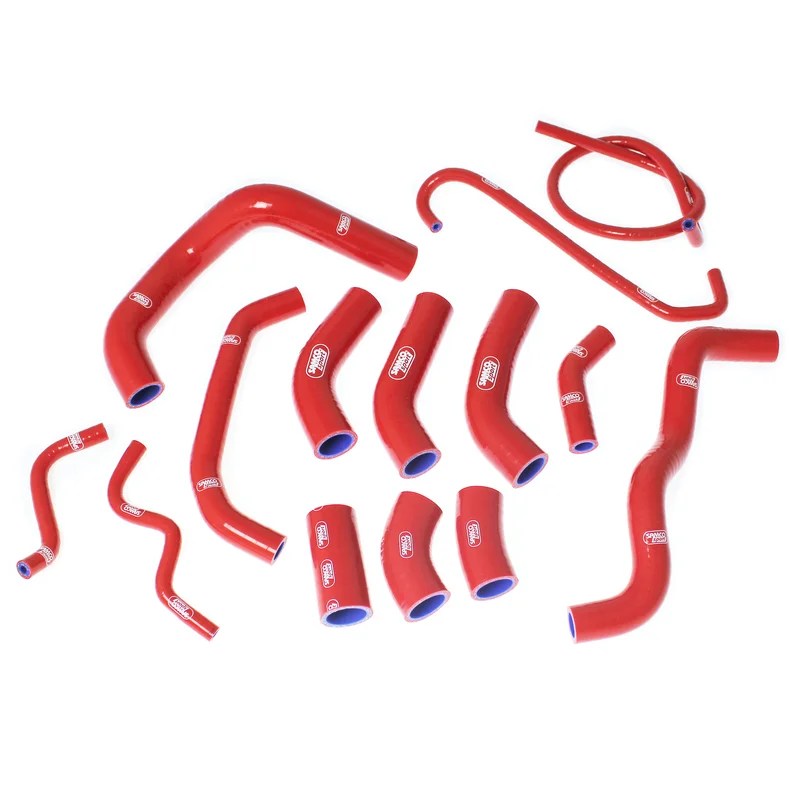 Kit manguitos Samco Honda rojo HON-80-RD