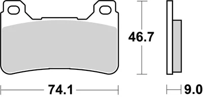 Pastillas de freno sinterizadas racing BREMBO 07HO50SR
