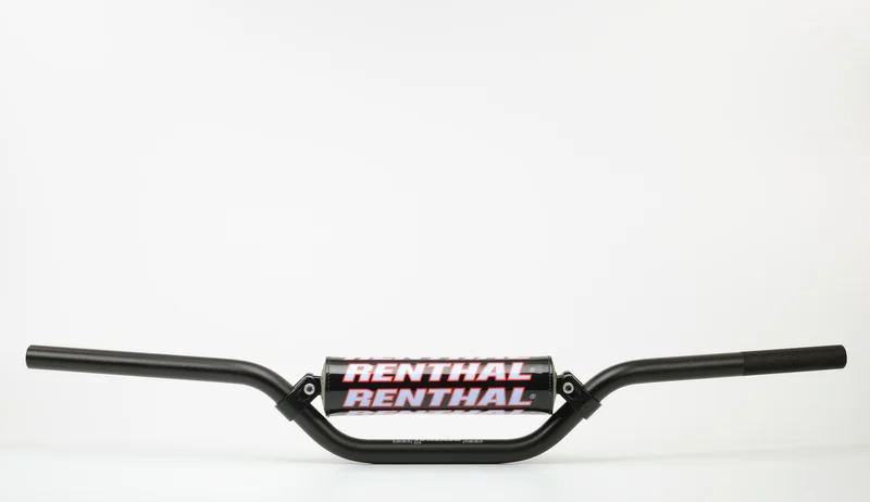 Manillar RENTHAL MX SX65 new black con protector negro 823-01-BK-09-219