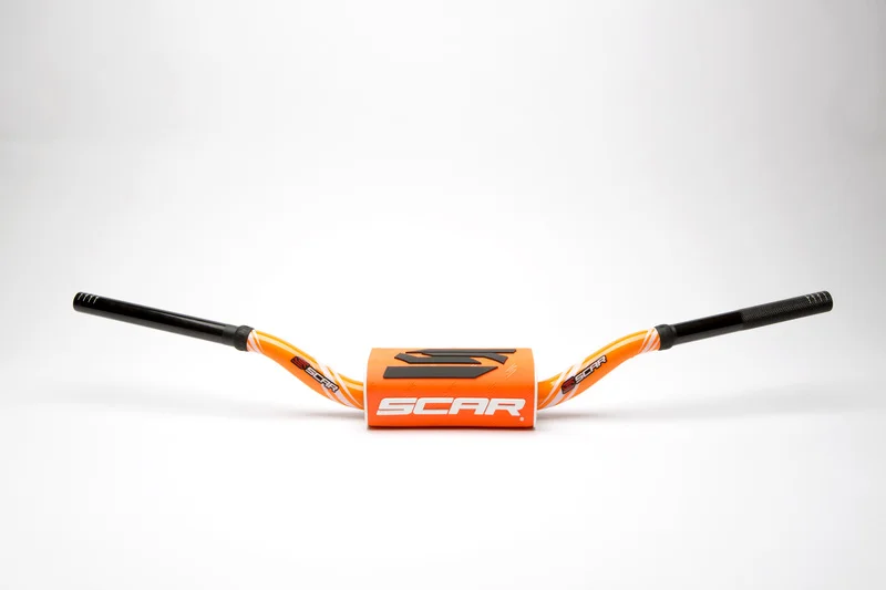 Manillar SCAR O² Color McGrath/Short Ø28,6mm - Naranja / Protector naranja