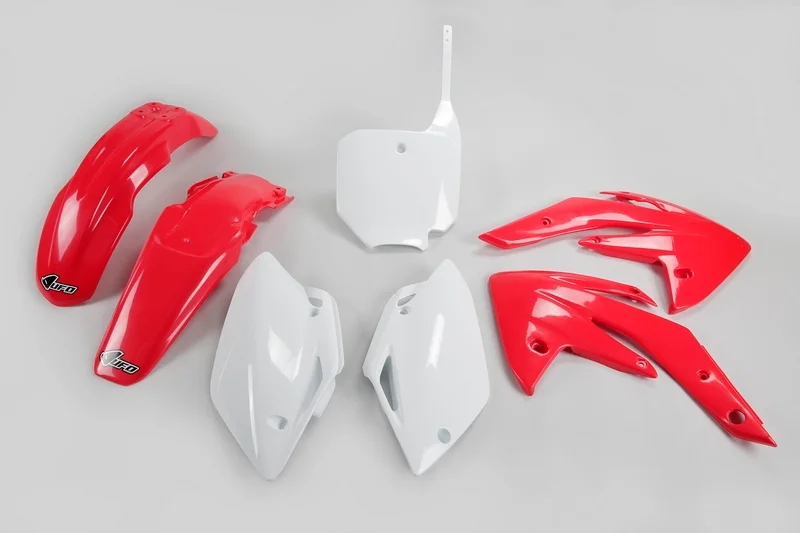 Kit de Plástica UFO OEM Color Rojo / Blanco Honda CRF150R / 150F