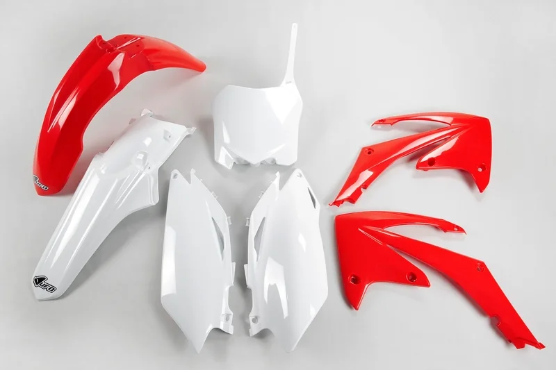 Kit de Plástica UFO OEM Color Rojo / Blanco Honda CRF250R / 450R