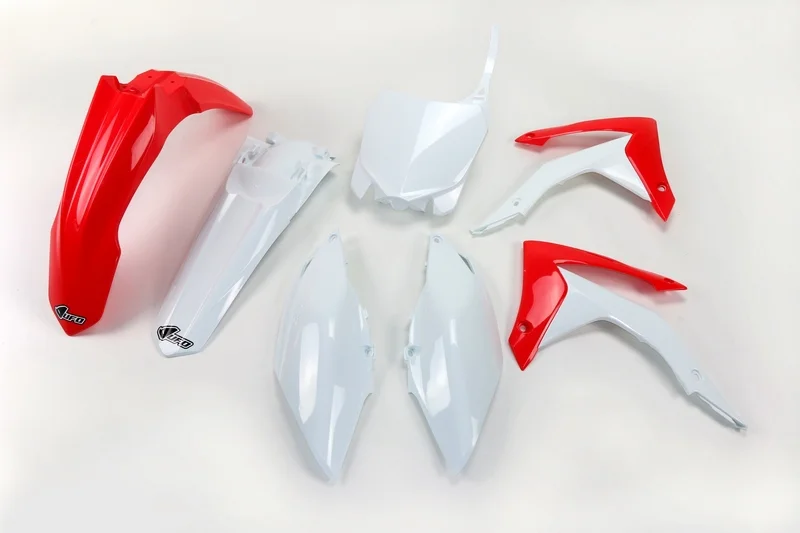 Kit de Plástica UFO OEM Color Rojo / Blanco Honda CRF250R / 450R