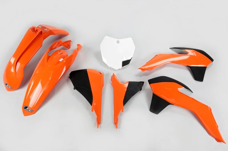 Kit de Plástica UFO OEM Color (13-14) Naranja / Negro / Blanco KTM