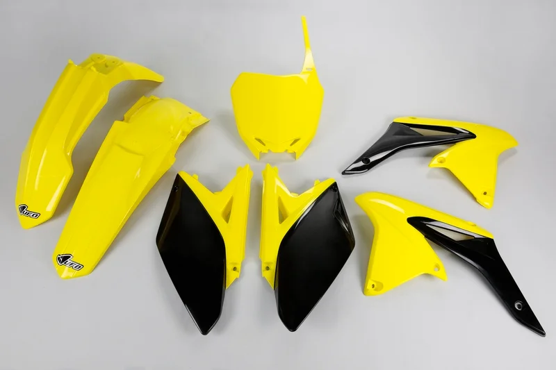 Kit de Plástica UFO OEM Color Yellow / Negro Suzuki RM-Z250