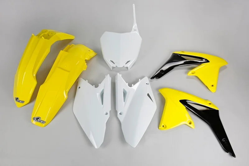 Kit de Plástica UFO OEM Color Yellow / Negro / Blanco Suzuki RM-Z450