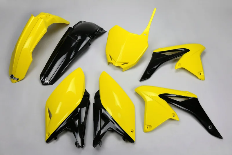 Kit de Plástica UFO OEM Color (2014) Yellow / Negro Suzuki RM-Z250