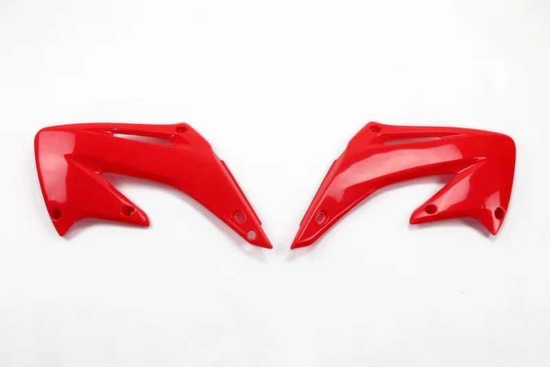 Plásticos laterales de radiador UFO Honda rojo HO03689-070