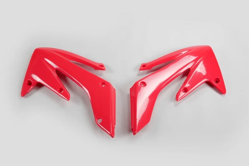 Plásticos laterales de radiador UFO Honda rojo HO03634-070