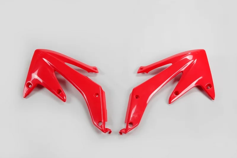 Plásticos laterales de radiador UFO Honda rojo HO03655-070