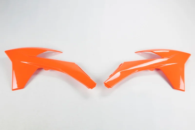 Plásticos laterales de radiador UFO KTM naranja KT04022-127