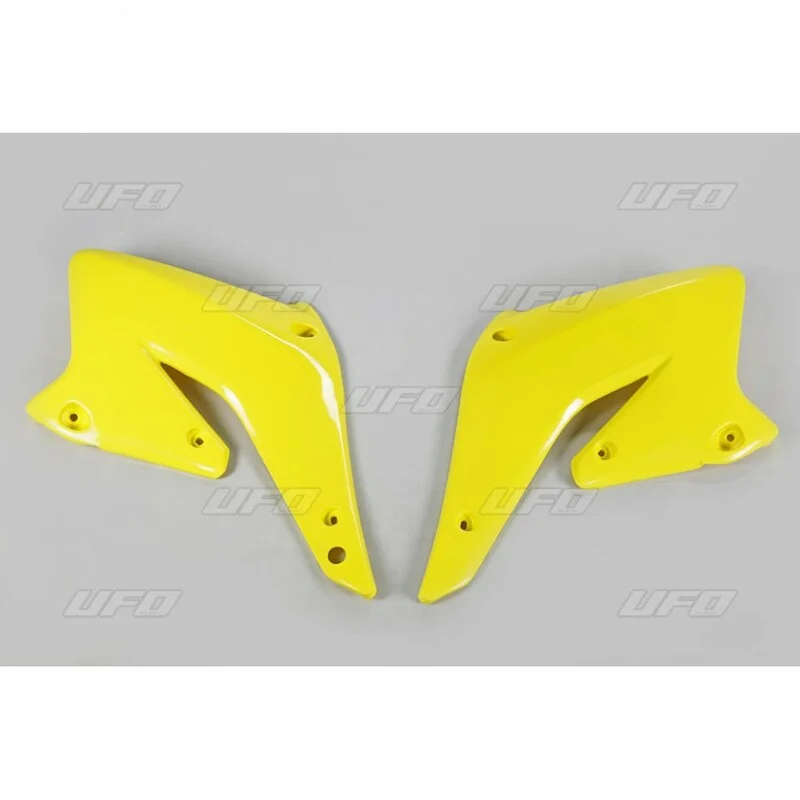 Plásticos laterales de radiador UFO Suzuki amarillo SU03933-102